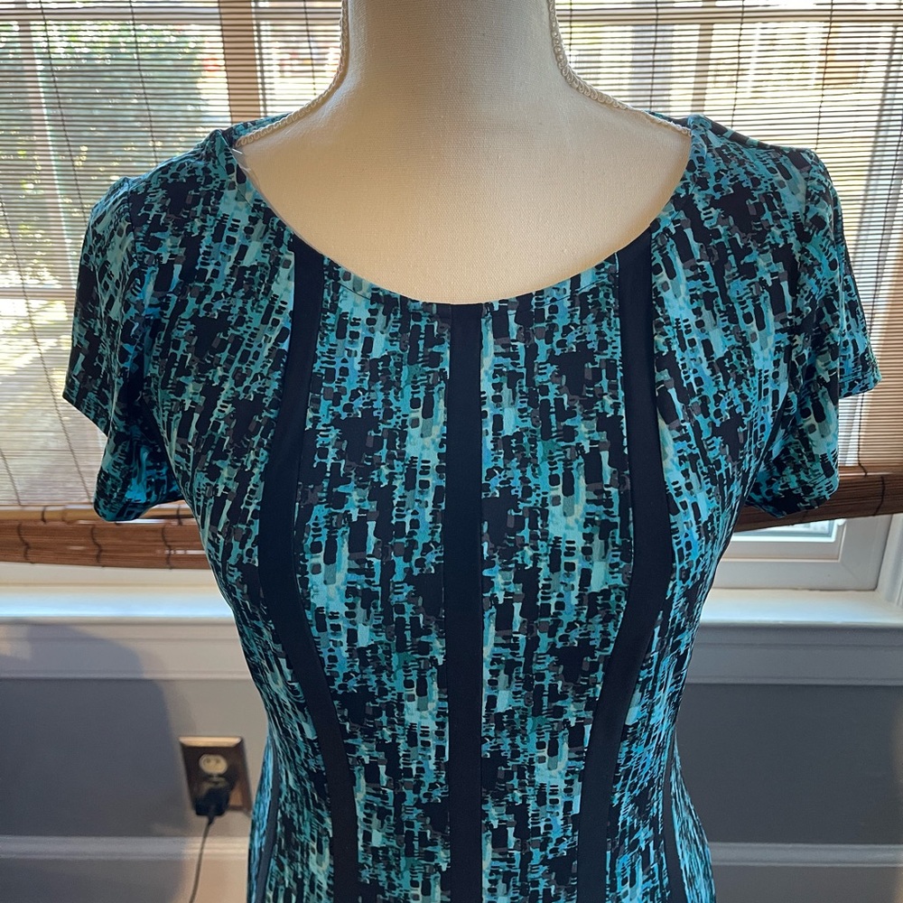 Black and Teal Women’s Dress - Never Worn